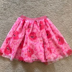 Pink layered children’s skirt